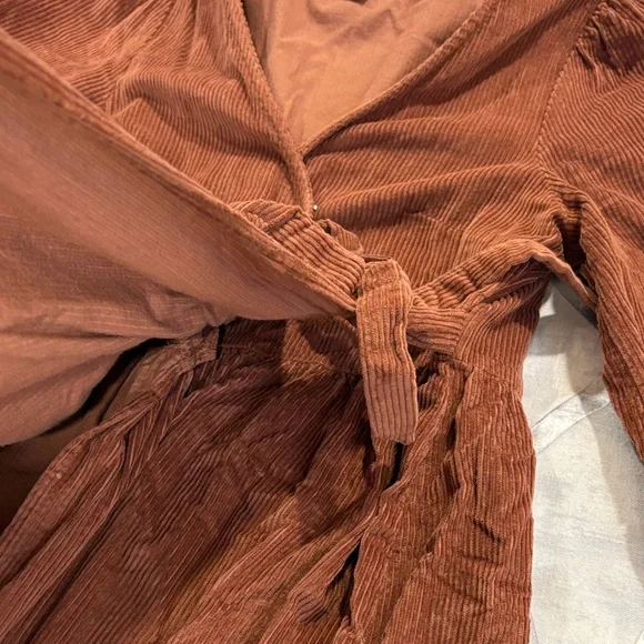 American Eagle Outfitters Rust corduroy dress - Picture 7 of 9